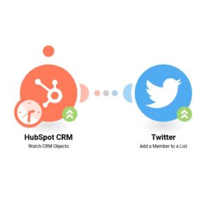 Добавление контакта HubSpot CRM в список Twitter (если известно имя пользователя Twitter)