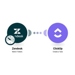 Добавление новых тикетов Zendesk в ClickUp в качестве задач.
