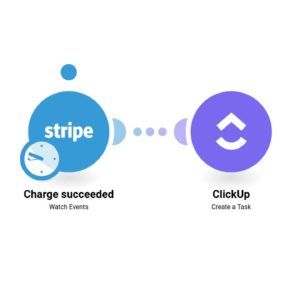 Добавление новых событий Stripe в ClickUp в качестве задач