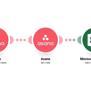 Добавление помеченных задач Asana в Microsoft 365 Excel
