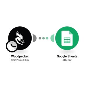 Добавление строк в Google Sheets для потенциальных клиентов, которые ответили в Woodpecker