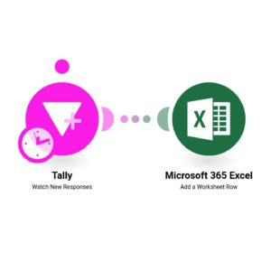 Добавление строк в таблицу Microsoft 365 Excel для новых ответов Tally.