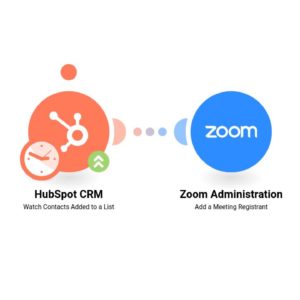 Добавление участников Zoom-встречи из новых контактов HubSpot в списки.