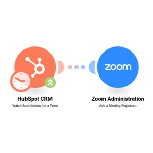 Добавление зарегистрированных на встречу Zoom из новых отправок формы HubSpot.