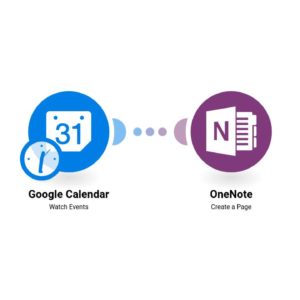 Добавьте новые календарные события из вашей таблицы Google в качестве новой страницы в OneNote.
