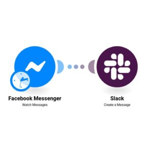 Отправить уведомление в Slack, когда получено новое сообщение в Facebook Messenger.