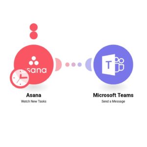 Отправка сообщений в Microsoft Teams о новых задачах в Asana.