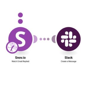 Отправка сообщений в Slack для новых ответов на электронные письма в Snov.io