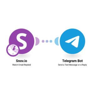 Отправка сообщений в Telegram для новых ответивших на электронные письма в Snov.io