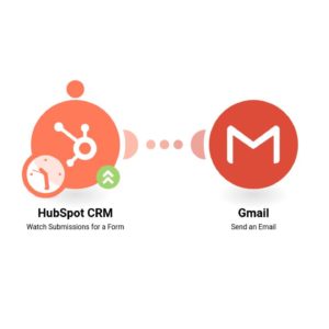 Отправляйте электронные письма через Gmail, когда вы получаете новые заявки из формы в HubSpot CRM.