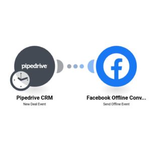 Отправьте новое событие транзакции из Pipedrive CRM в Оффлайн Конверсии Facebook.