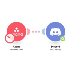 Поделиться новыми задачами Asana в Discord