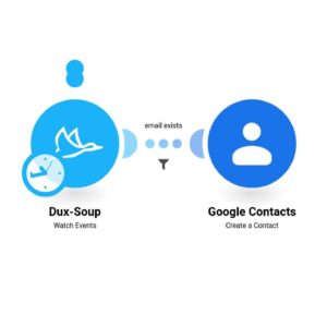 Подключение Dux-Soup к Google Контактам