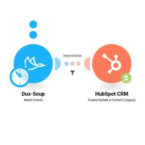 Подключение Dux-Soup к HubSpot CRM - Создание/Обновление Контакта