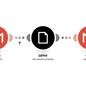 Получить случайный GIF с помощью GIPHY и отправить его по электронной почте, когда приходит письмо.