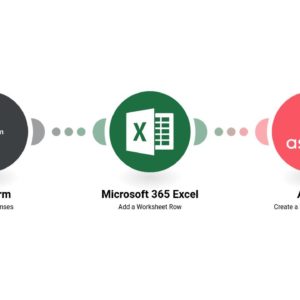 Сохраните новые отправленные формы Typeform в Microsoft 365 Excel и создайте задачу в Asana.