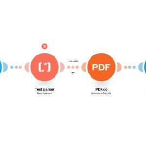 Создание штрих-кодов с помощью PDF.co из ссылок, опубликованных в Telegram.