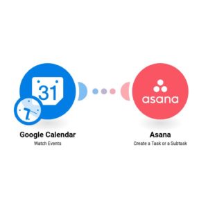 Создание задач Asana для новых событий Google Calendar