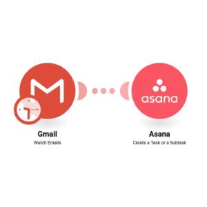 Создание задач Asana из электронных писем, соответствующих определённым критериям.