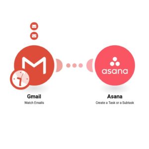 Создание задач Asana из выделенных писем