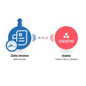 Создание задач Asana из выставленных счетов Zoho