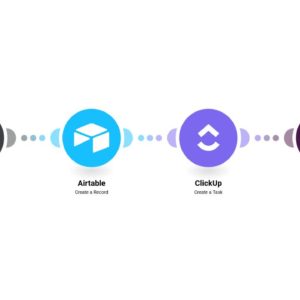 Создание записи Airtable, задачи ClickUp и отправка уведомления в Slack на основе новых ответов Typeform.