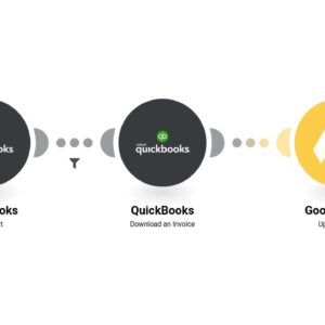 Загрузите новый счет-фактуру из QuickBooks в Google Drive.